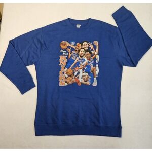 adidas Blue New York Knicks Sweatshirt